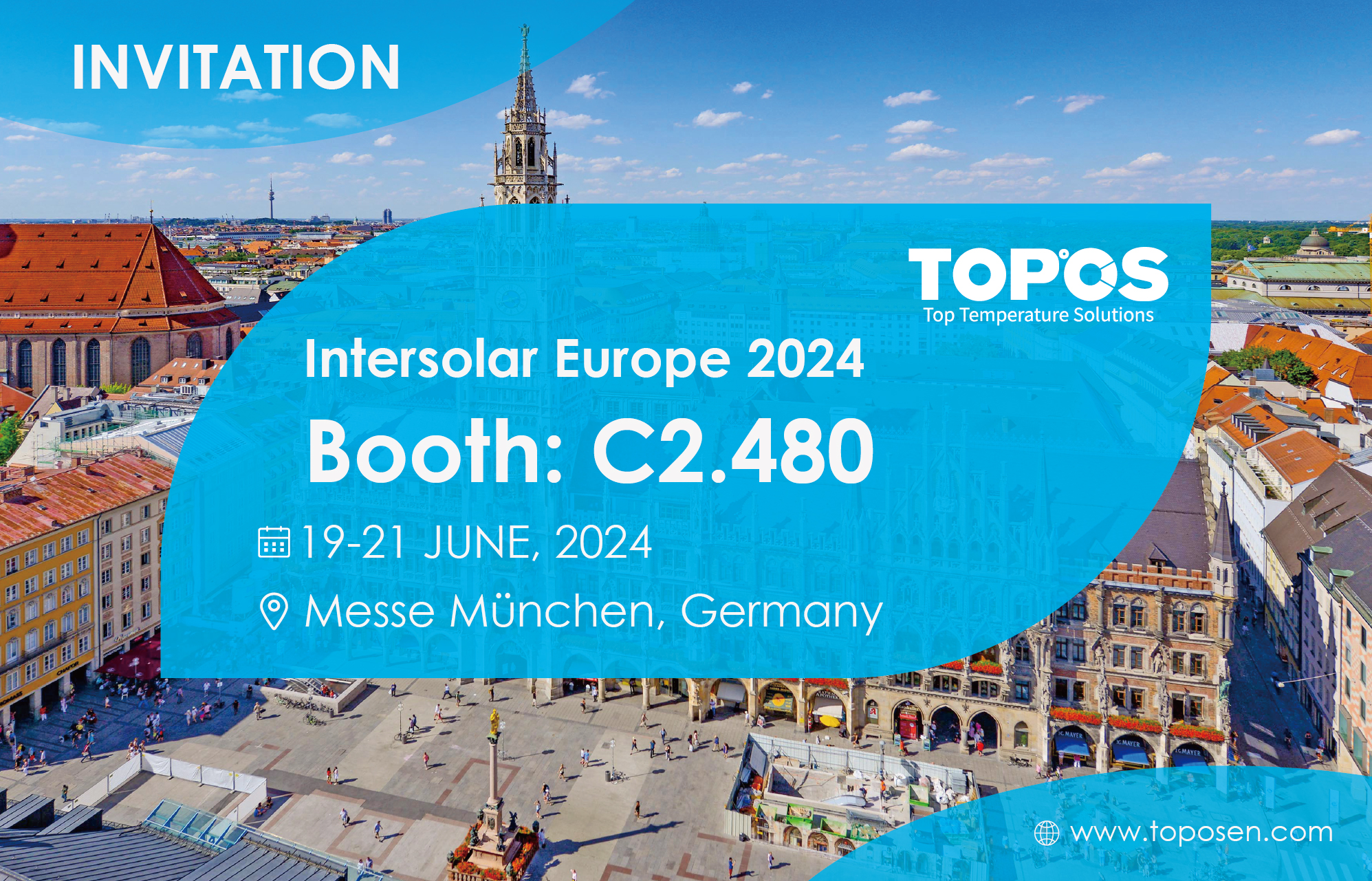 TOPOS invite you to attend Intersolar Europe 2024